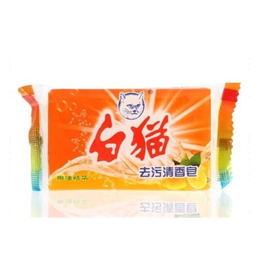 WY  白猫去污清香 肥皂  72块/箱