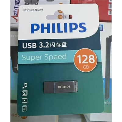 LH    飞利浦128G  Typc双接口3.2闪存U盘 质保：半年