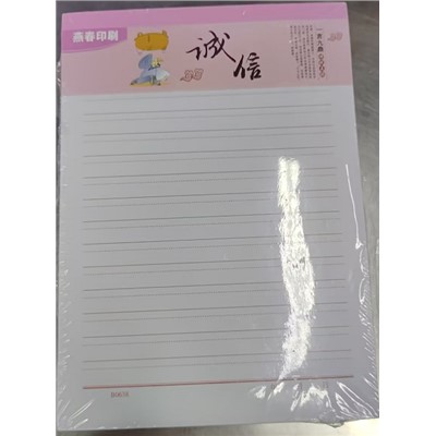 ZS   燕春B0638信纸 红线双格